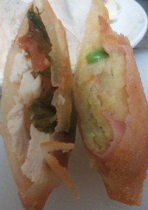 枝豆とポテトのサラダ春巻き-レシピのメイン写真