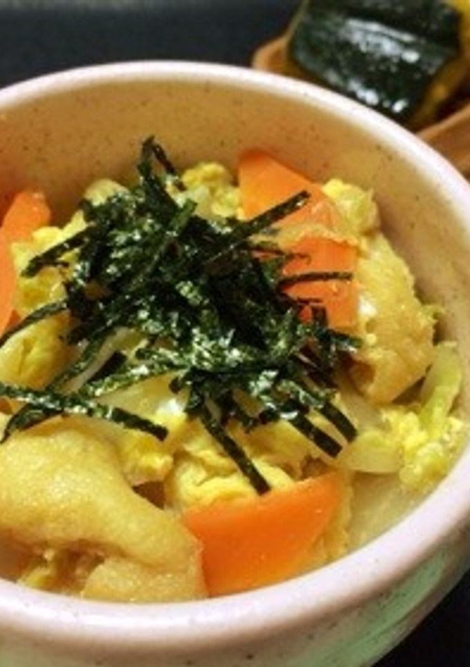 白菜たっぷり卵とじ-レシピのメイン写真