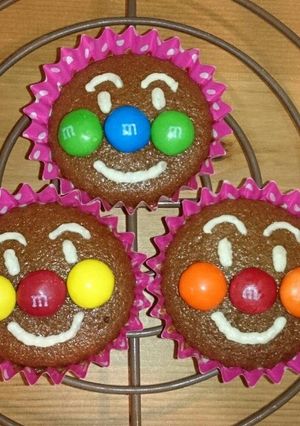 可愛いアンパンマン(キャラ)カップケーキ-レシピのメイン写真