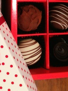 バレンタインに♥とろけるトリュフ-レシピのメイン写真