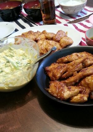 簡単♡チキン南蛮と野菜の卵ソース-レシピのメイン写真
