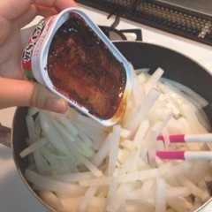大根消費に☆大根とさんま蒲焼缶炒め☆-レシピのメイン写真