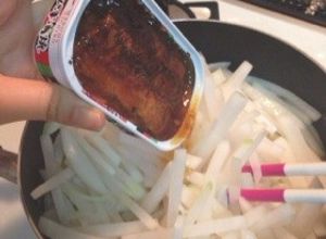 大根消費に☆大根とさんま蒲焼缶炒め☆-レシピのメイン写真