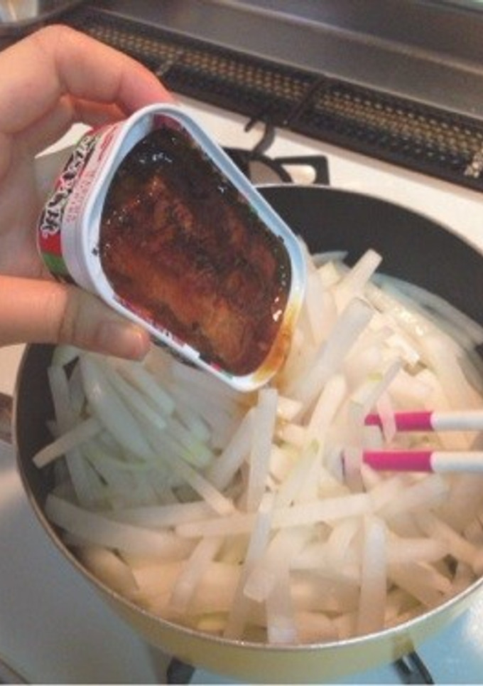 大根消費に☆大根とさんま蒲焼缶炒め☆-レシピのメイン写真
