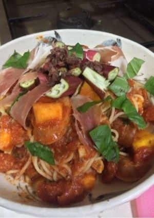 パパレシピ〜★鎌倉野菜のトマトパスタ-レシピのメイン写真