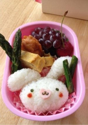 簡単☆うさぎちゃん弁当（モフィ）-レシピのメイン写真