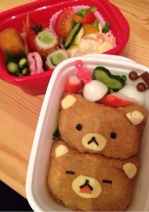 リラックマいなりのお弁当♪-レシピのメイン写真