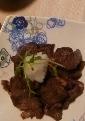 牛肩ロースのおろしポン酢あえ-レシピのメイン写真