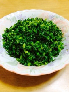 大根の葉でご飯のお供^ ^美肌にも♡-レシピのメイン写真