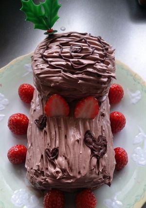 市販のﾛｰﾙｹｰｷでﾌﾞｯｼｭﾄﾞﾉｴﾙ-レシピのメイン写真