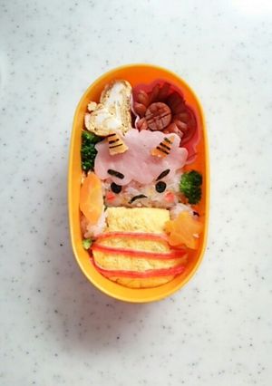 節分キャラ弁当-レシピのメイン写真