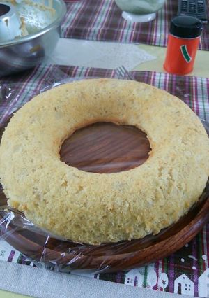 ふわふわリンゴケーキ-レシピのメイン写真