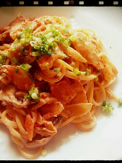 仏韓!✧牡蠣キムチクリームパスタ✧*。-レシピのメイン写真