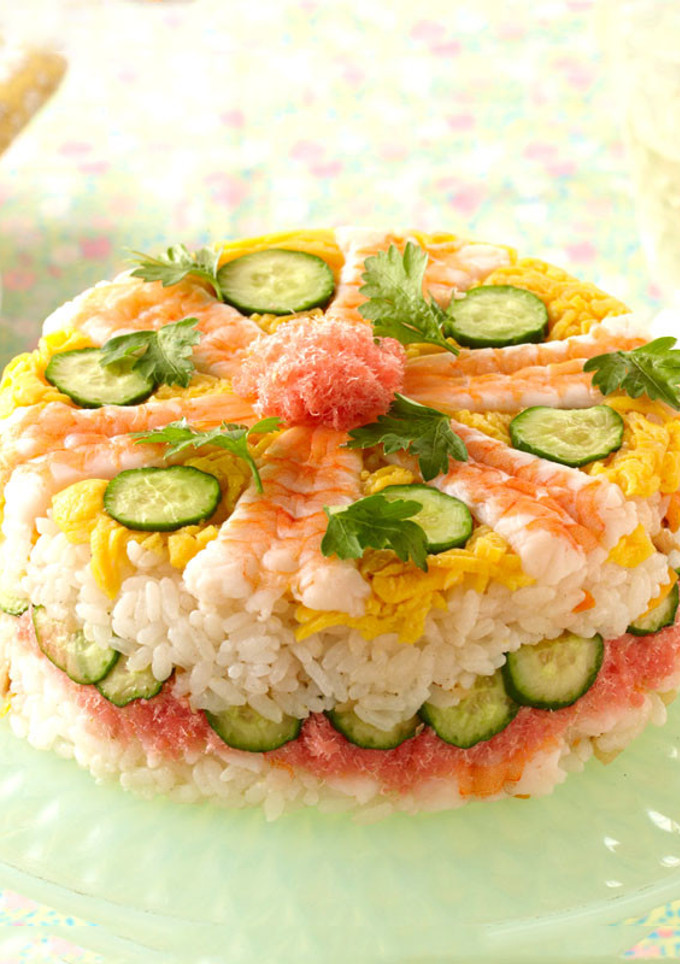 食卓を華やかに演出！お祝いちらし寿司-レシピのメイン写真