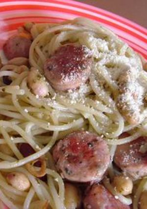 ☆ハーブソーセージと豆のパスタ☆-レシピのメイン写真