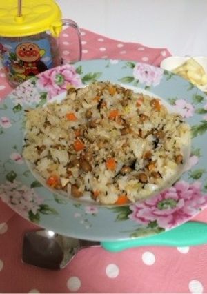 冷蔵庫にあるもので☆納豆チャーハン-レシピのメイン写真