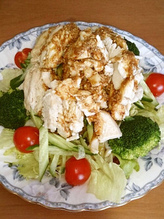 鶏むね肉と野菜の棒棒鶏サラダ-レシピのメイン写真
