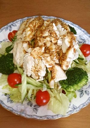 鶏むね肉の棒棒鶏-レシピのメイン写真