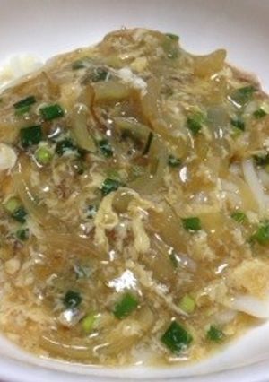 あったか★ふわふわ卵のあんかけうどん-レシピのメイン写真