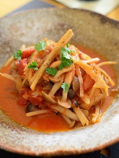 鶏肉とごぼうのトマトクリーム煮-レシピのメイン写真