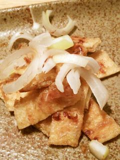 油揚げの醬油鰹節焼き-レシピのメイン写真