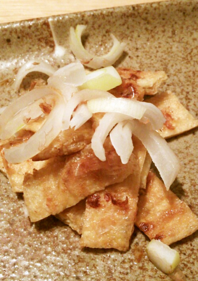 油揚げの醬油鰹節焼き-レシピのメイン写真