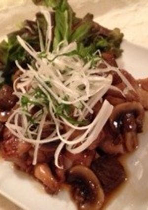 照り焼きチキン マッシュルームソース-レシピのメイン写真