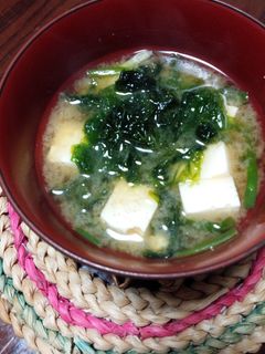 あおさの味噌汁-レシピのメイン写真