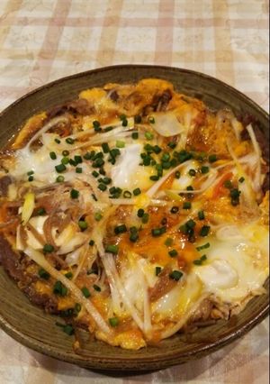 きんぴらde牛肉の柳川風玉子とじ-レシピのメイン写真