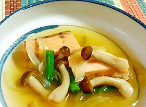 鮭としめじ・インゲンのとろとろ煮♪-レシピのメイン写真