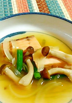 鮭としめじ・インゲンのとろとろ煮♪-レシピのメイン写真