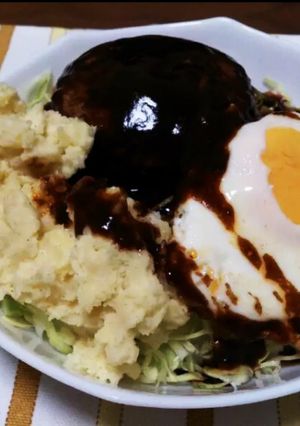 我が家の『手抜きでも美味しいロコモコ♪』-レシピのメイン写真