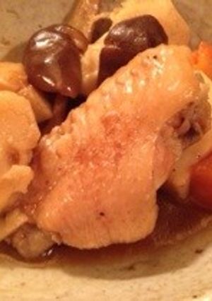 里芋と手羽先 モチモチ煮物-レシピのメイン写真