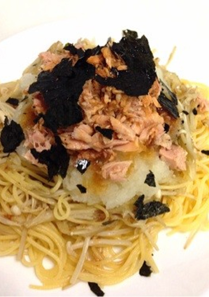 めちゃ簡単、大根おろしとツナの和風パスタ-レシピのメイン写真