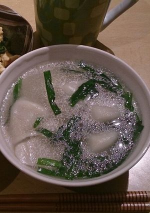 市販の水餃子で水餃子スープ-レシピのメイン写真