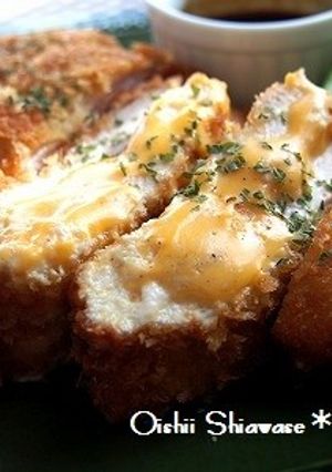 とろ～りチーズINチキンカツ＊特製ソース-レシピのメイン写真