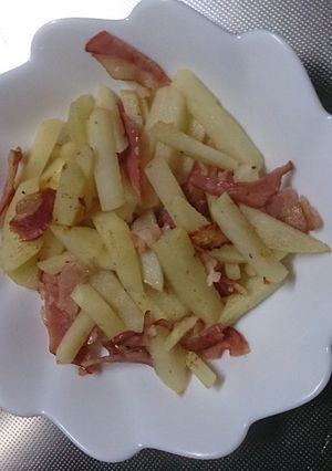 ポテトとベーコンのコンソメ炒め-レシピのメイン写真