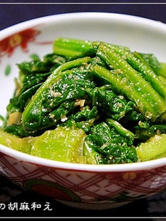 かつお菜の胡麻和え-レシピのメイン写真