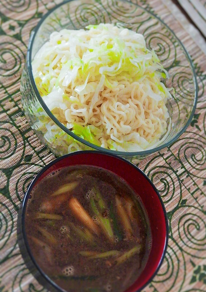 つけ麺 魚の出汁風☆海外の袋麺-レシピのメイン写真