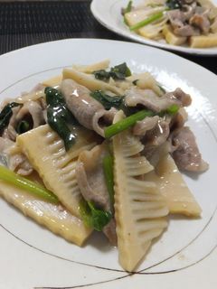 とろ~り!筍と豚肉中華風-レシピのメイン写真