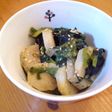 ほうれん草と里芋のゴマ味噌和え