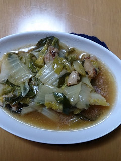 鶏肉と白菜と白ネギのぽかぽか炒め-レシピのメイン写真