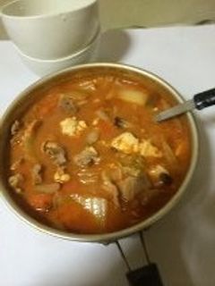 日韓コラボあたたかピリ辛鍋(チゲ)-レシピのメイン写真