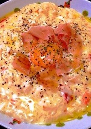 カルボナーラ風リゾット-レシピのメイン写真