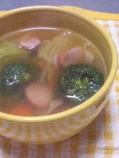 野菜とウィンナーのコンソメスープ-レシピのメイン写真