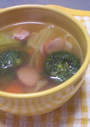 野菜とウィンナーのコンソメスープ-レシピのメイン写真