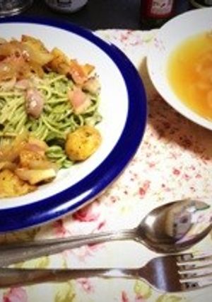 簡単！本格！創作？！ジェノベーゼパスタ-レシピのメイン写真