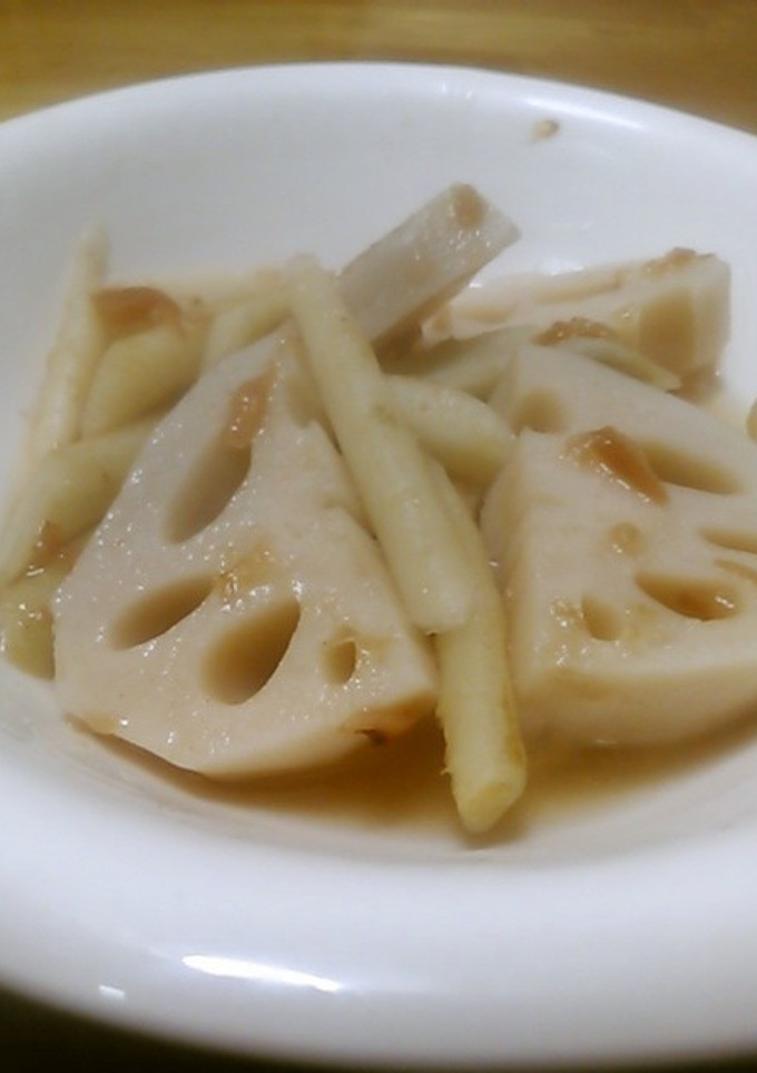 ごぼうとれんこんの梅煮-レシピのメイン写真