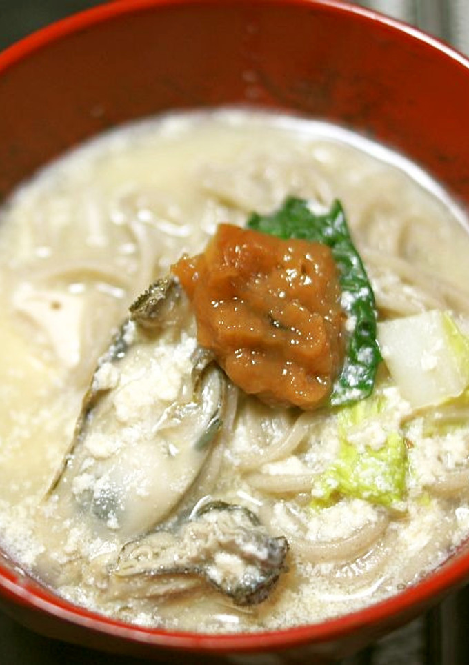 牡蠣と帆立の豆乳鍋-レシピのメイン写真