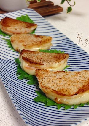 ちょこっとおつまみ☆長芋ハムチーズサンド-レシピのメイン写真